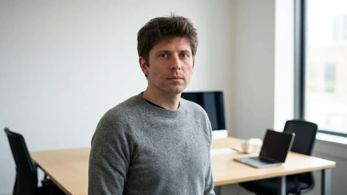 Man in gray sweater: OpenAI Tembus $850 Miliar: Deal Raksasa yang Mengguncang Dunia