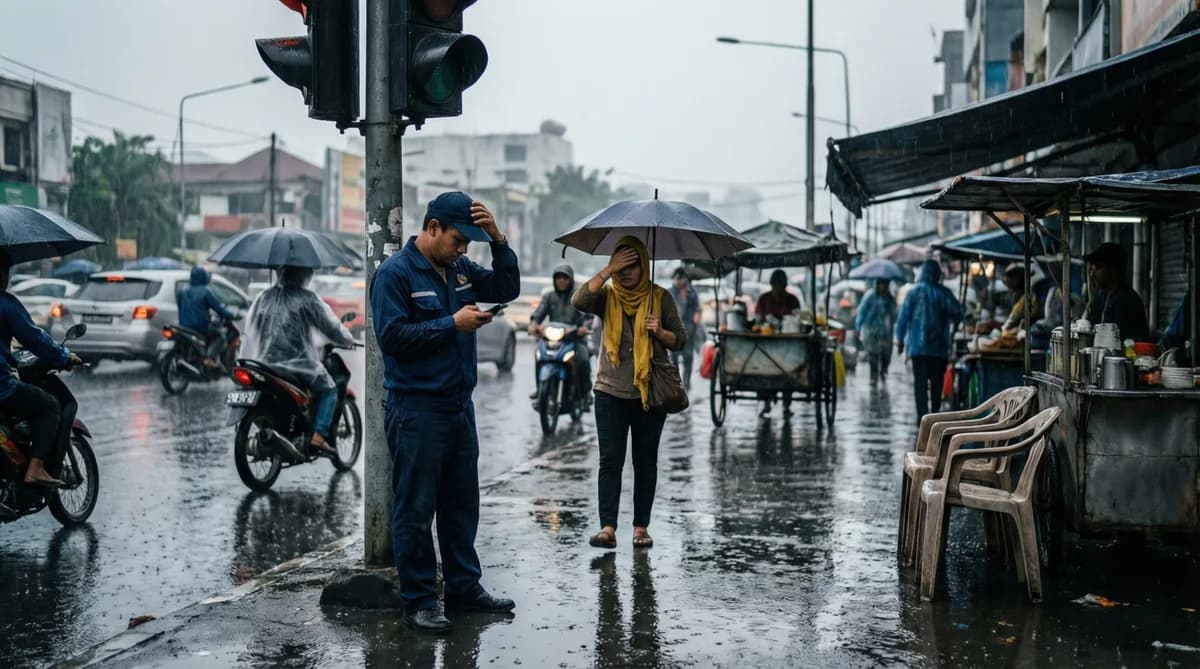 BMKG Peringatkan Hujan Sedang Guyur: BMKG Peringatkan Hujan Sedang Guyur Jabodetabek Hari Ini