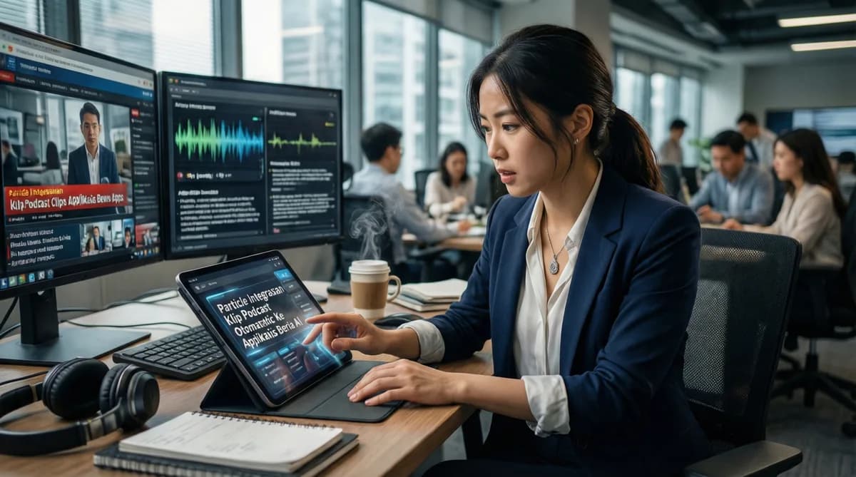 Particle Integrasikan Klip Podcast Otomatis: Particle Integrasikan Klip Podcast Otomatis ke Aplikasi Berita AI