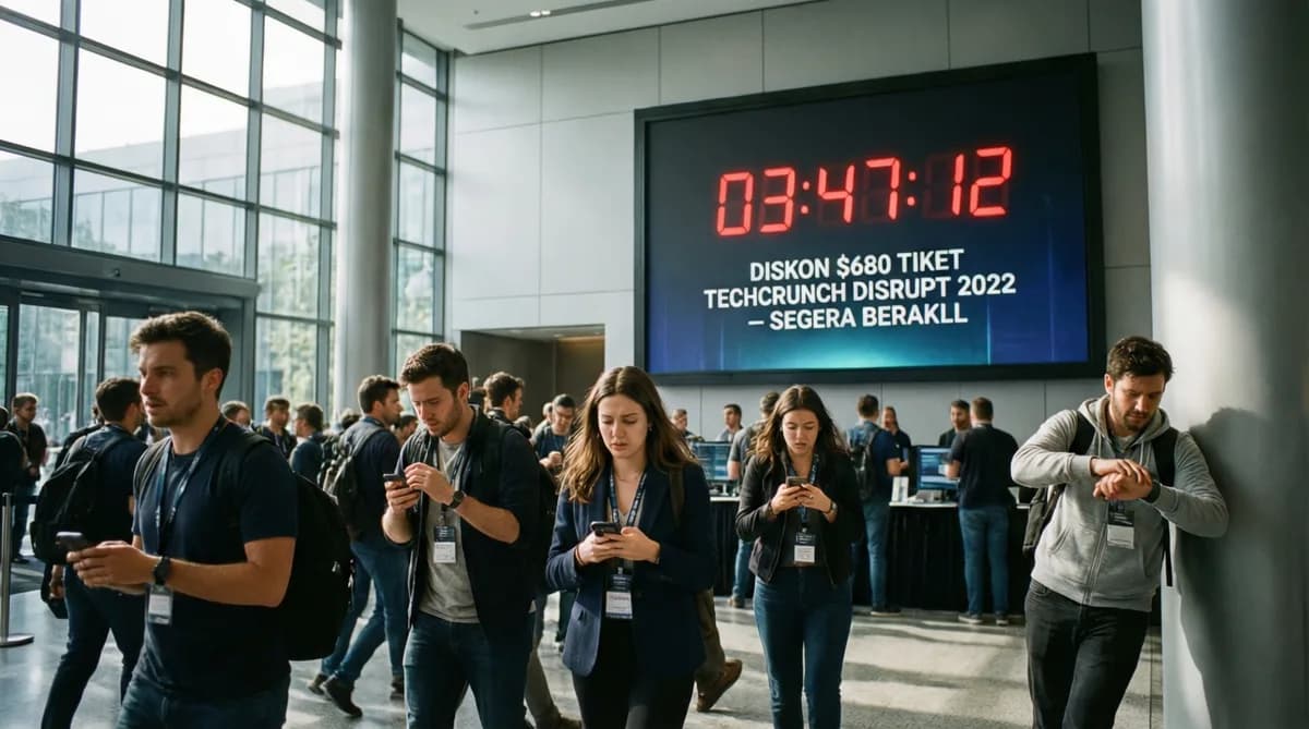Diskon $680 Tiket TechCrunch Disrupt: Diskon $680 Tiket TechCrunch Disrupt 2026 Segera Berakhir