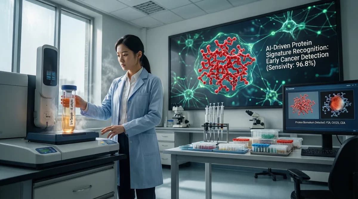 Protein Buatan AI Deteksi Dini: Protein Buatan AI Deteksi Dini Kanker Lewat Tes Urine