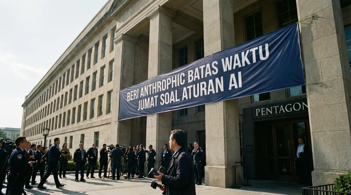 Pentagon Beri Anthropic Batas Waktu: Pentagon Beri Anthropic Batas Waktu Jumat Soal Aturan AI
