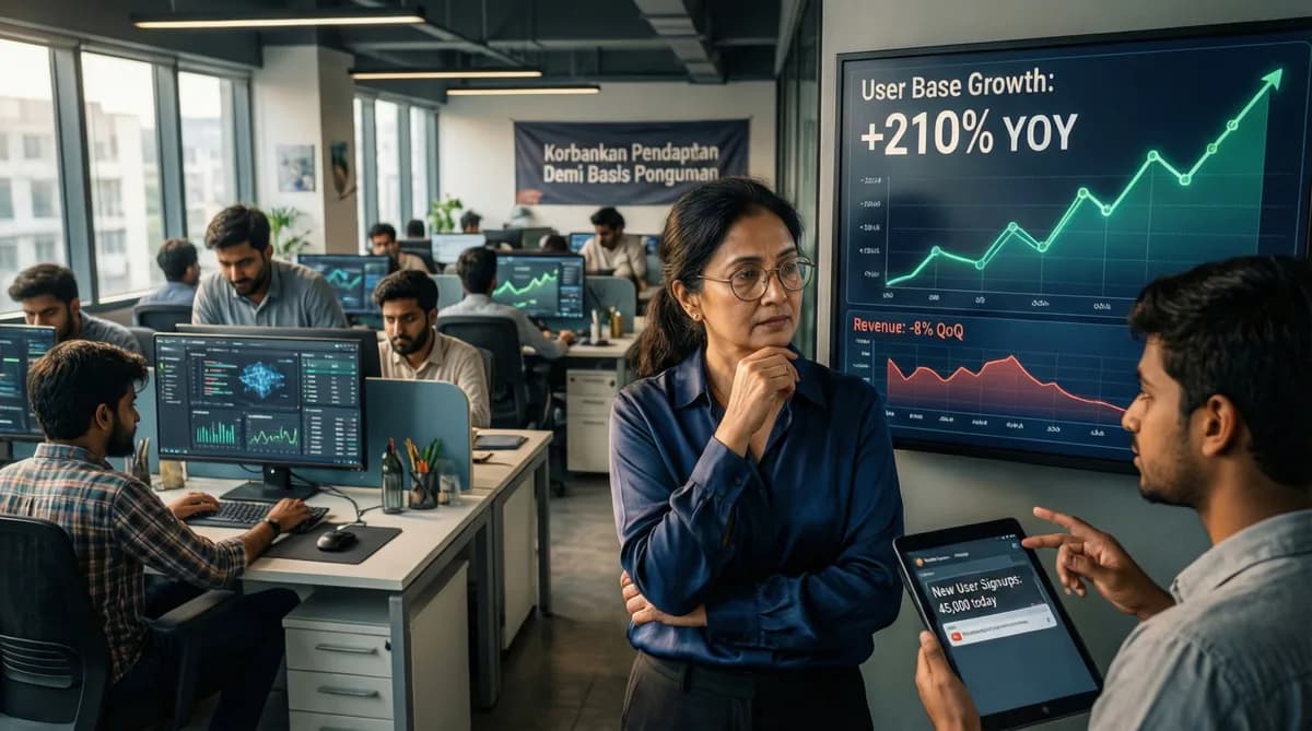 Perusahaan AI India Korbankan Pendapatan: Perusahaan AI India Korbankan Pendapatan Demi Basis Pengguna