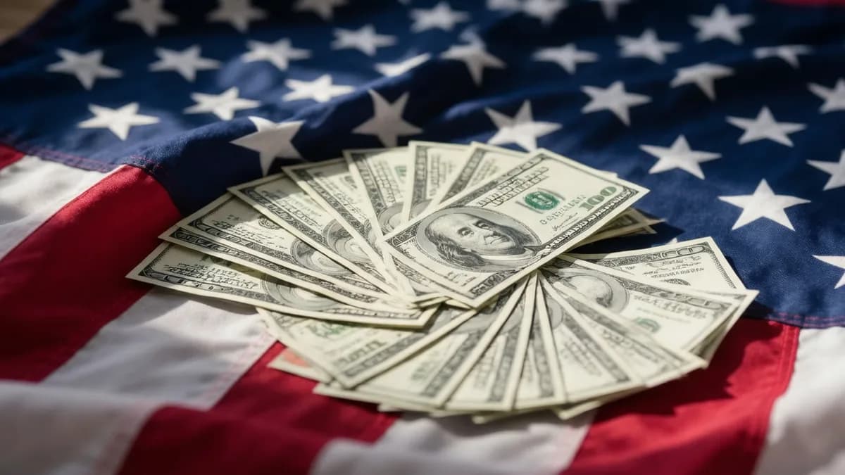 US dollars on American flag: Startup AI Glow Raih Pendanaan USD 100 Juta dari Eks Eksekutif Meta