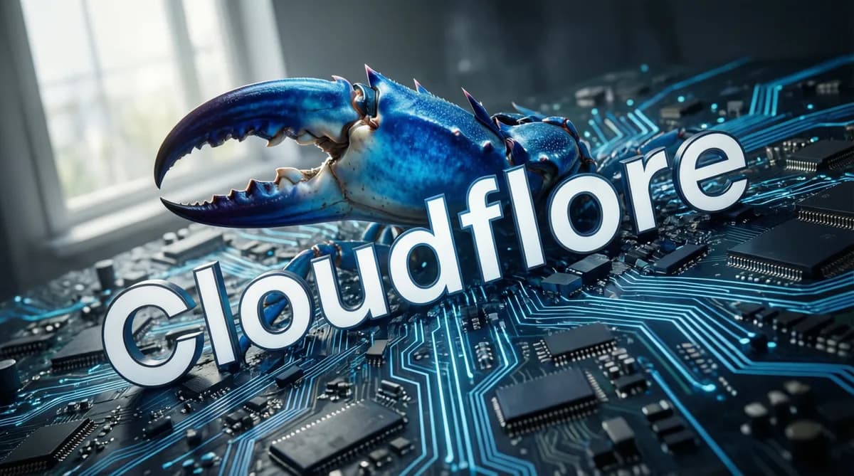 Cloudflare logo with crab claw: Proyek OpenClaw dan Celah Keamanan Anti-Bot