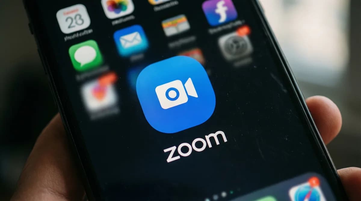 Zoom app icon: Zoom Prediksi Laba Q1 Anjlok di Tengah Persaingan Ketat