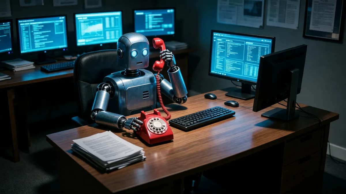 Robot on phone call: Biaya Nyata Otomasi AI: Ketika Kepercayaan Tidak Bisa Dibeli