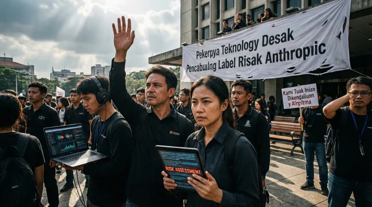 Pekerja Teknologi Desak Pencabutan Label: Pekerja Teknologi Desak Pencabutan Label Risiko Anthropic