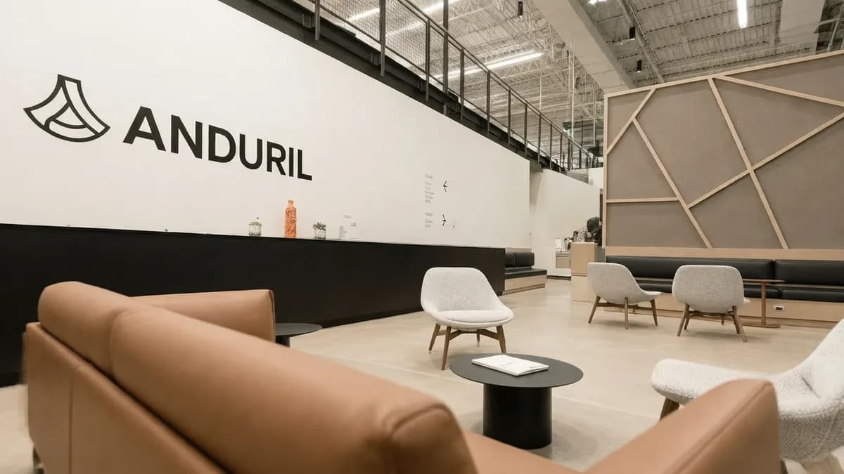Anduril office interior: Thrive Capital dan A16z Pimpin Pendanaan Anduril $4 Miliar