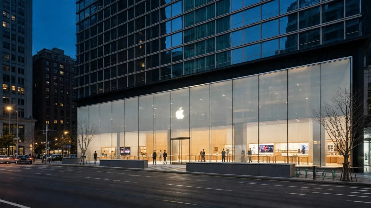 Apple Store facade: Apple Luncurkan MacBook Pro dengan Chip M5 dan 40 Core GPU