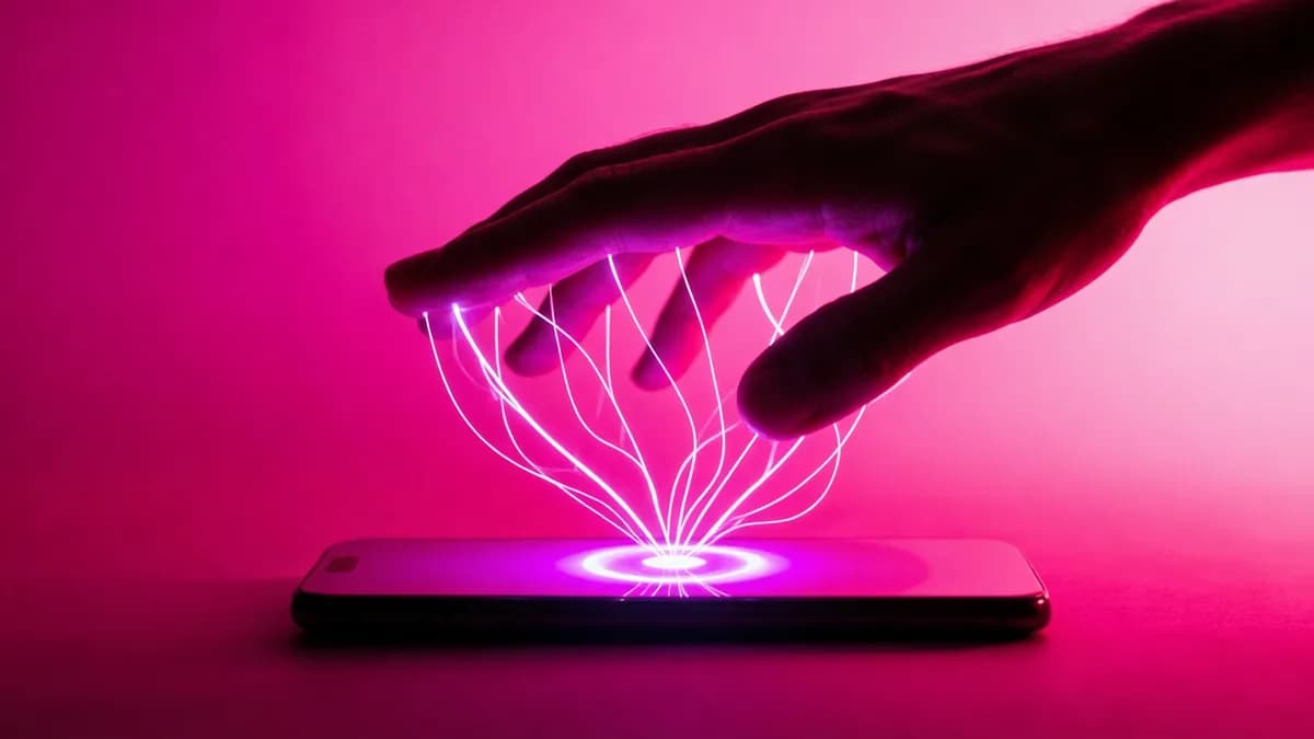 Hand interacting with smartphone: Toolkit Peretas iPhone Pemerintah AS Bocor ke Kriminal