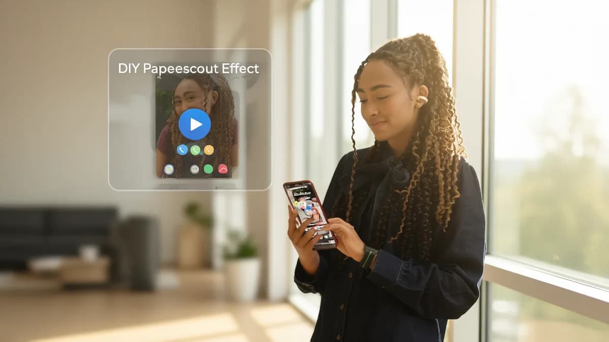 Woman using smartphone: Google Rilis Pembaruan Find Hub dan Fitur AI di March Pixel Drop