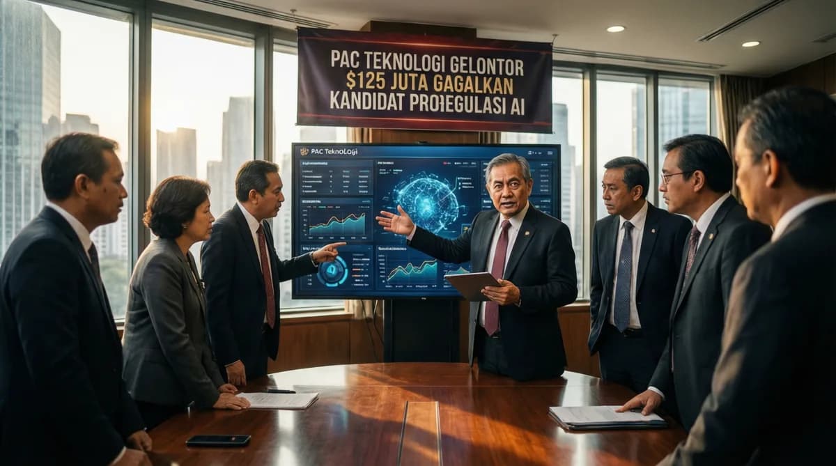 PAC Teknologi Gelontor $125 Juta: PAC Teknologi Gelontor $125 Juta Gagalkan Kandidat Pro Regulasi AI