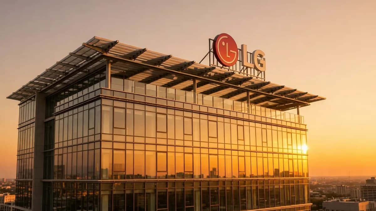 LG Building with Logo: LG Luncurkan Sekolah Pascasarjana AI dengan 17 Mahasiswa Pertama