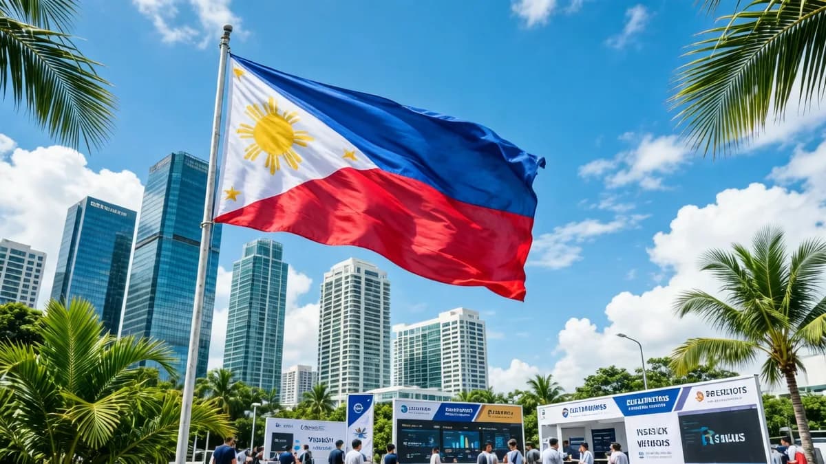 Philippine flag waving: 25 Startup Filipina Raih Pendanaan Terbaru Menurut TechInAsia