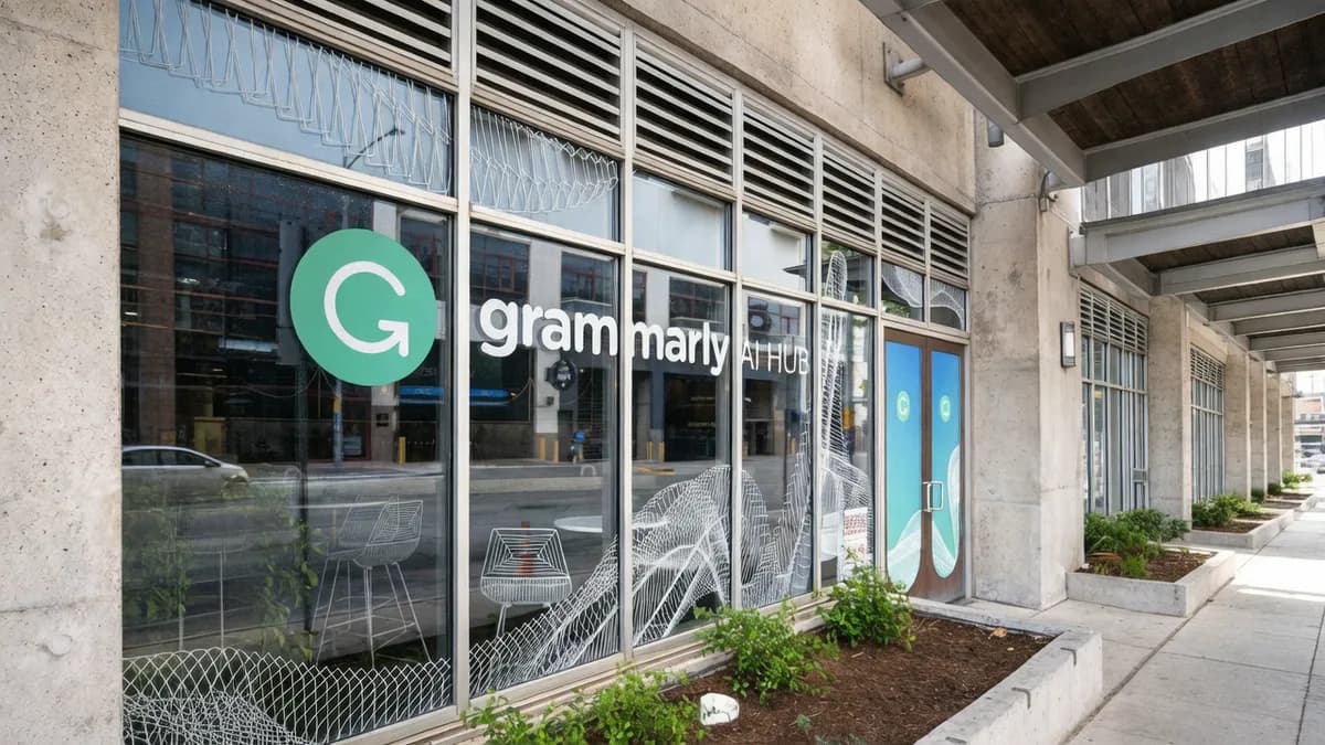 Grammarly office exterior: Superhuman Tawarkan Review AI Penulis Tanpa Izin
