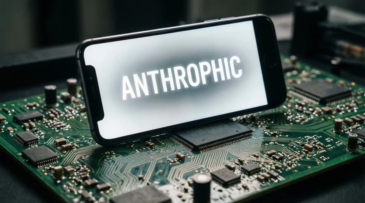 Anthropic logo on phone: Pentagon Tetapkan Anthropic Sebagai Risiko Rantai Pasok Terkait Claude