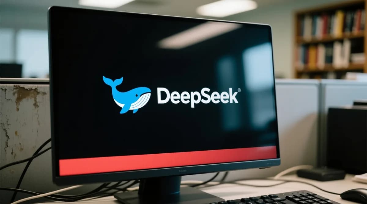 DeepSeek logo on screen: DeepSeek dan Tencent Luncurkan Alat AI untuk Desain CAD