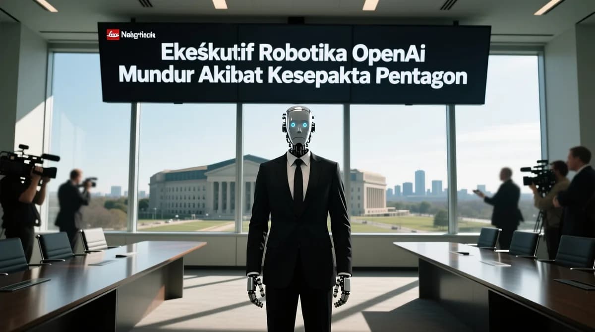 Eksekutif Robotika OpenAI Mundur Akibat: Eksekutif Robotika OpenAI Mundur Akibat Kesepakatan Pentagon