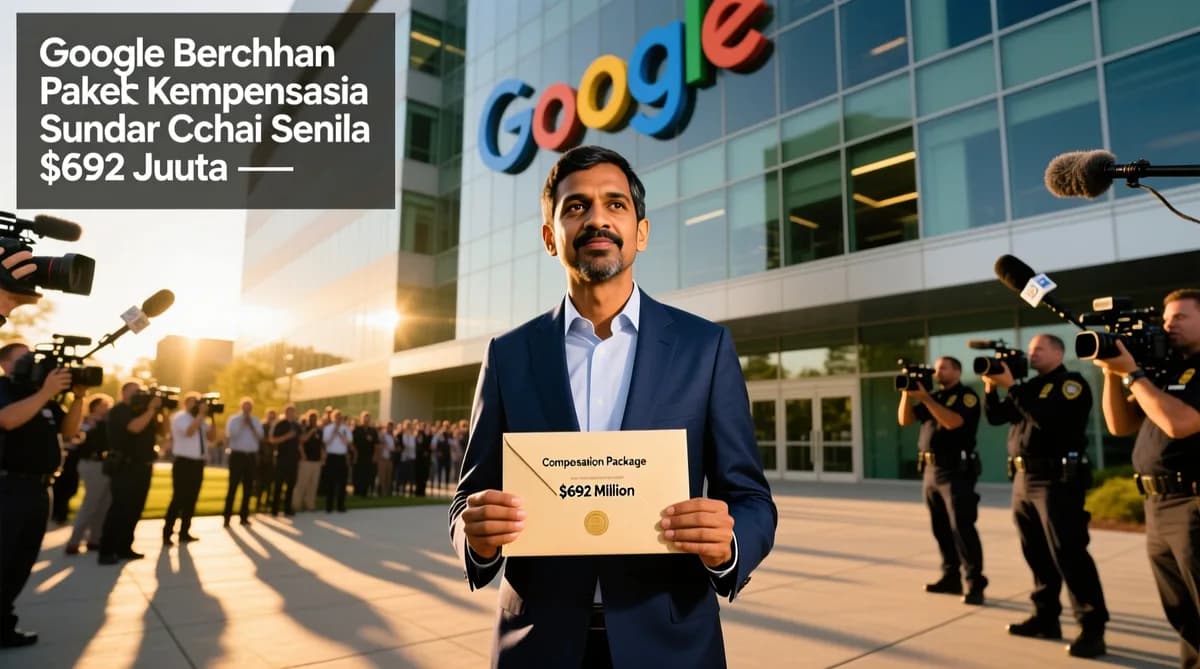 Google Berikan Paket Kompensasi Sundar: Google Berikan Paket Kompensasi Sundar Pichai Senilai $692 Juta
