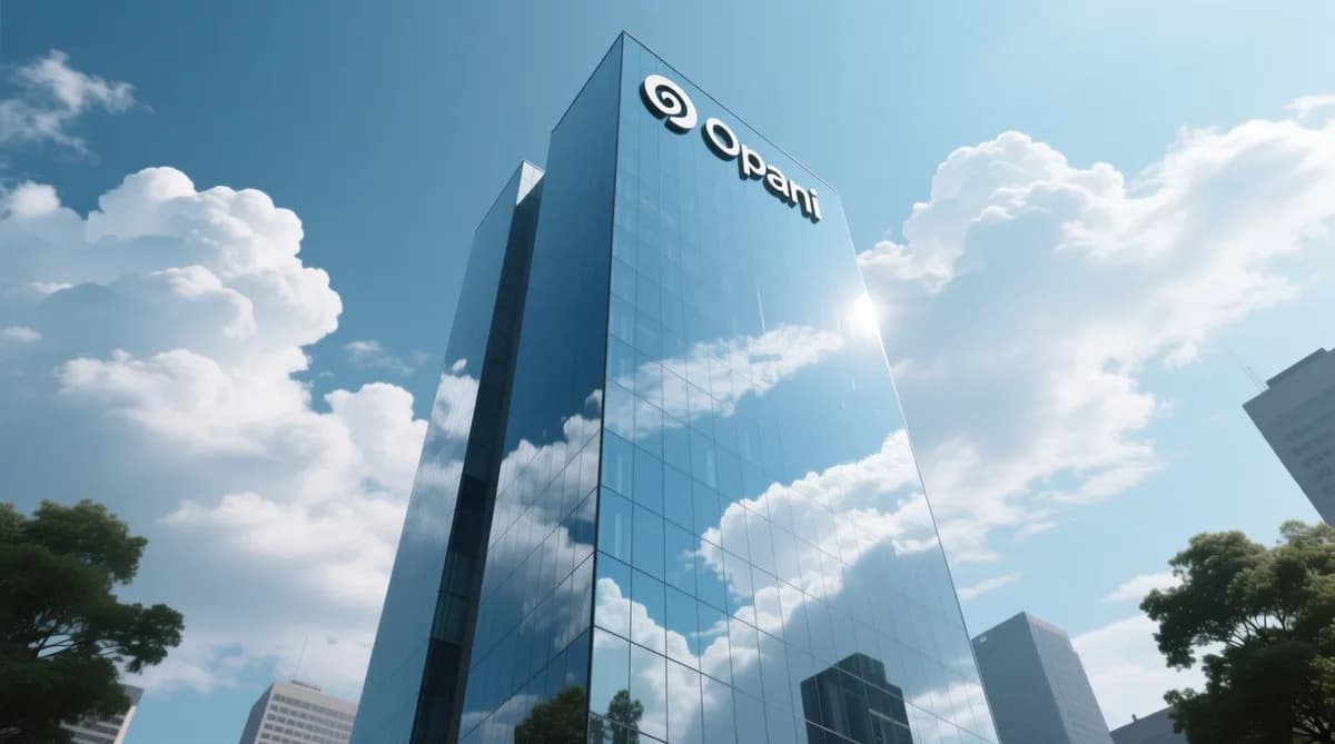 OpenAI logo on building: Pimpinan Robotics OpenAI Mengundurkan Diri Pasca Deal Pentagon