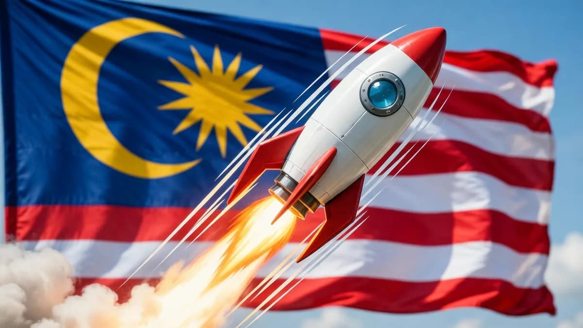 Rocket with Malaysian flag: 25 Startup Malaysia dengan Pendanaan Tertinggi Menurut TechInAsia
