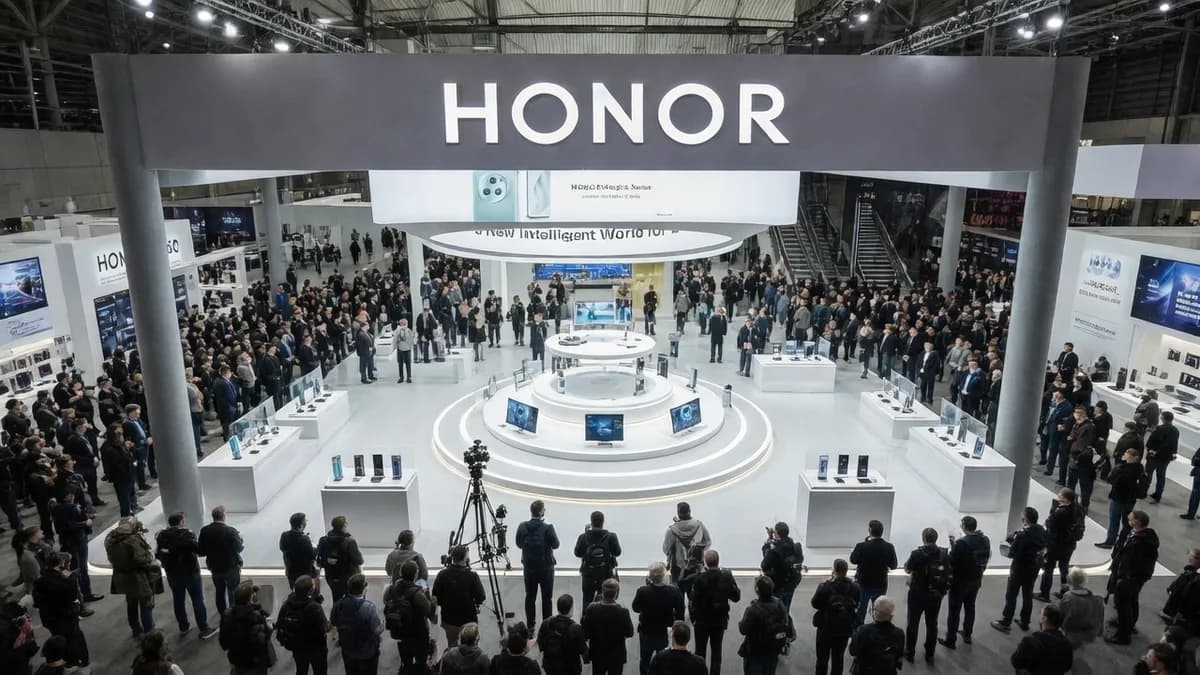 Honor Tech Expo Booth: Kekurangan Memori Ancam Pasokan Ponsel Pintar AI Honor