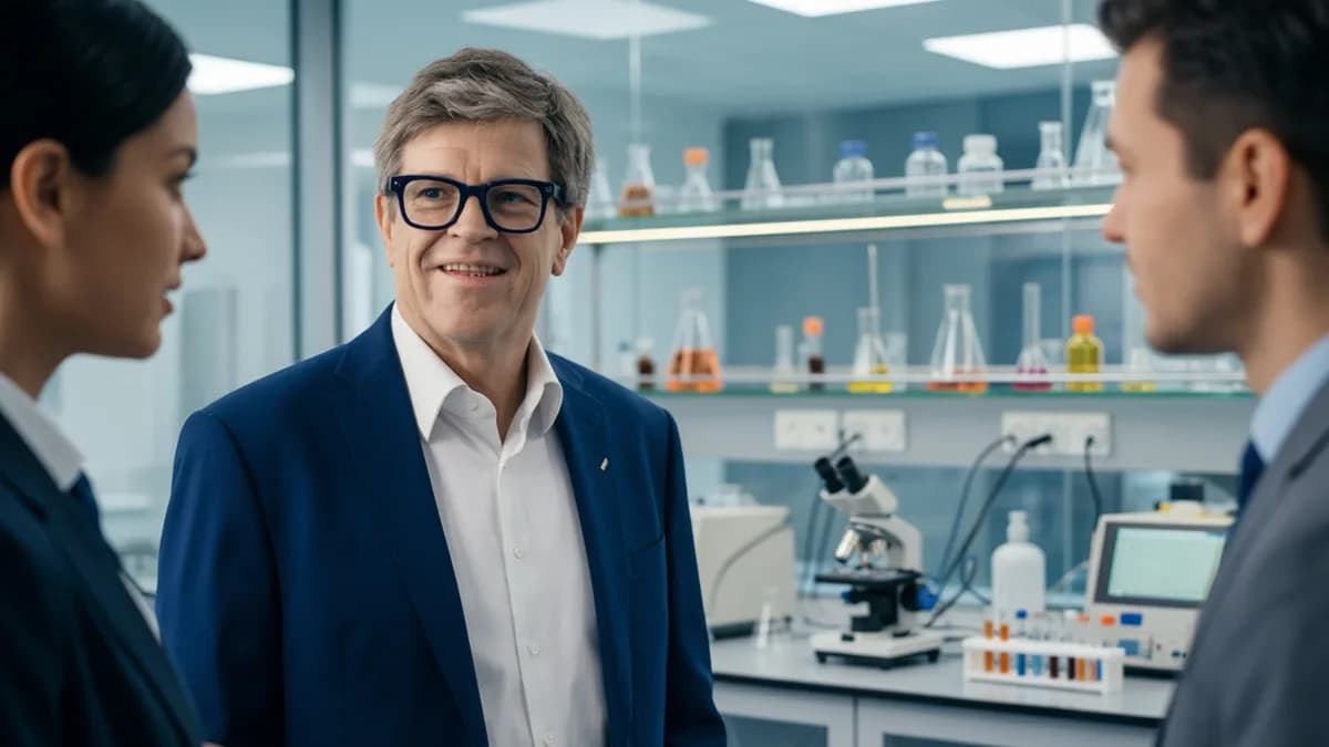 Yann LeCun smiling: Yann LeCun Raih $1 Miliar untuk AI Fisik via AMI