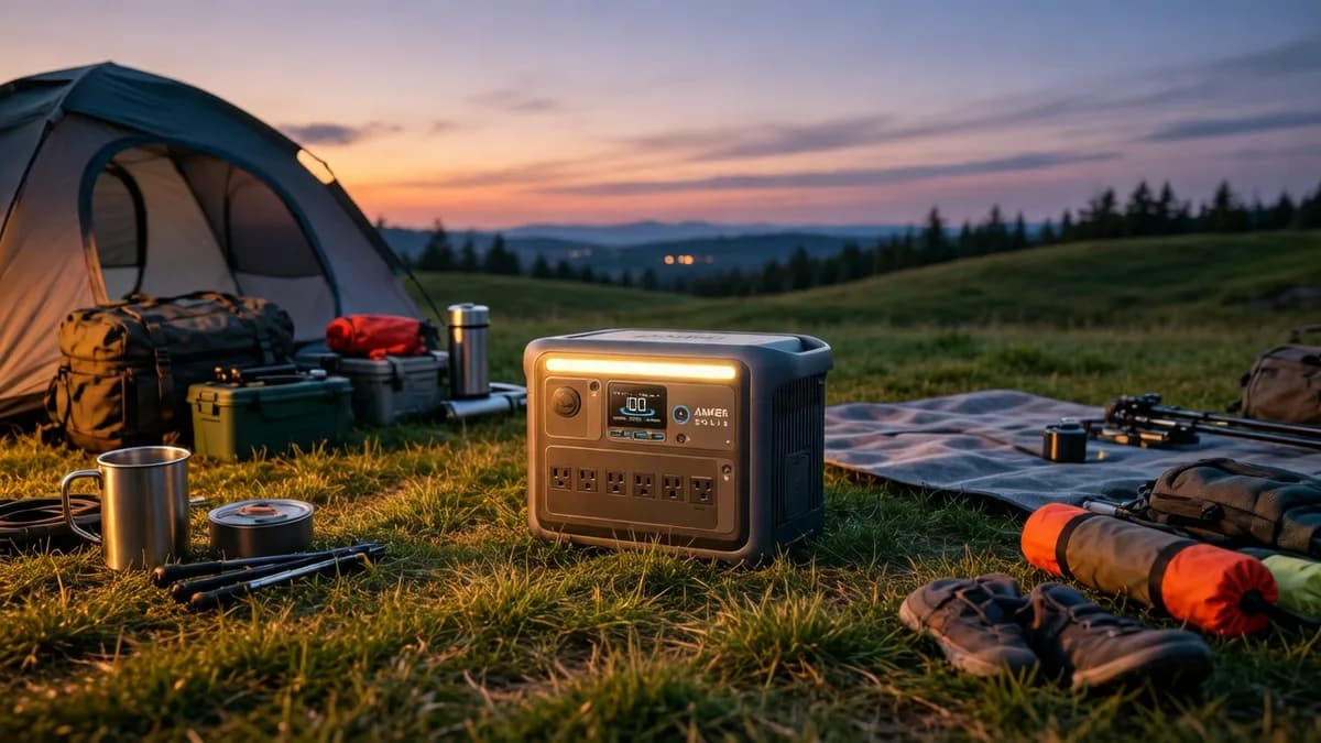 Portable Power Station: Stasiun Daya Anker Diskon untuk Camping