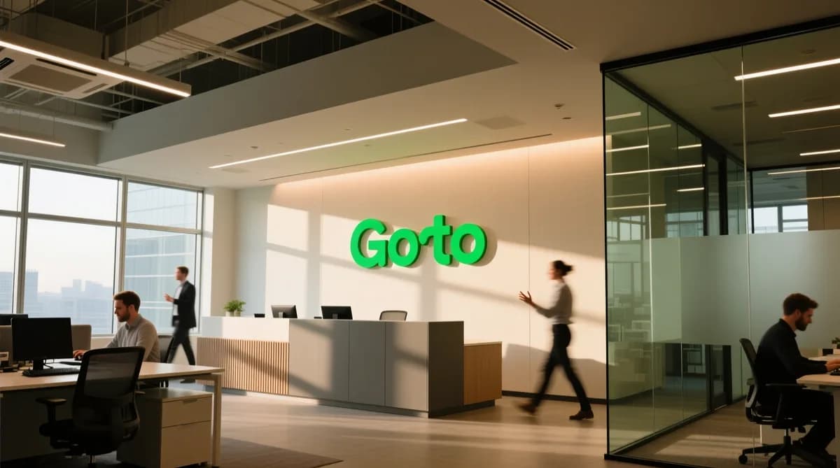 GoTo Group logo: GoTo Group Catat Rekor EBITDA Kuartal Empat 2025