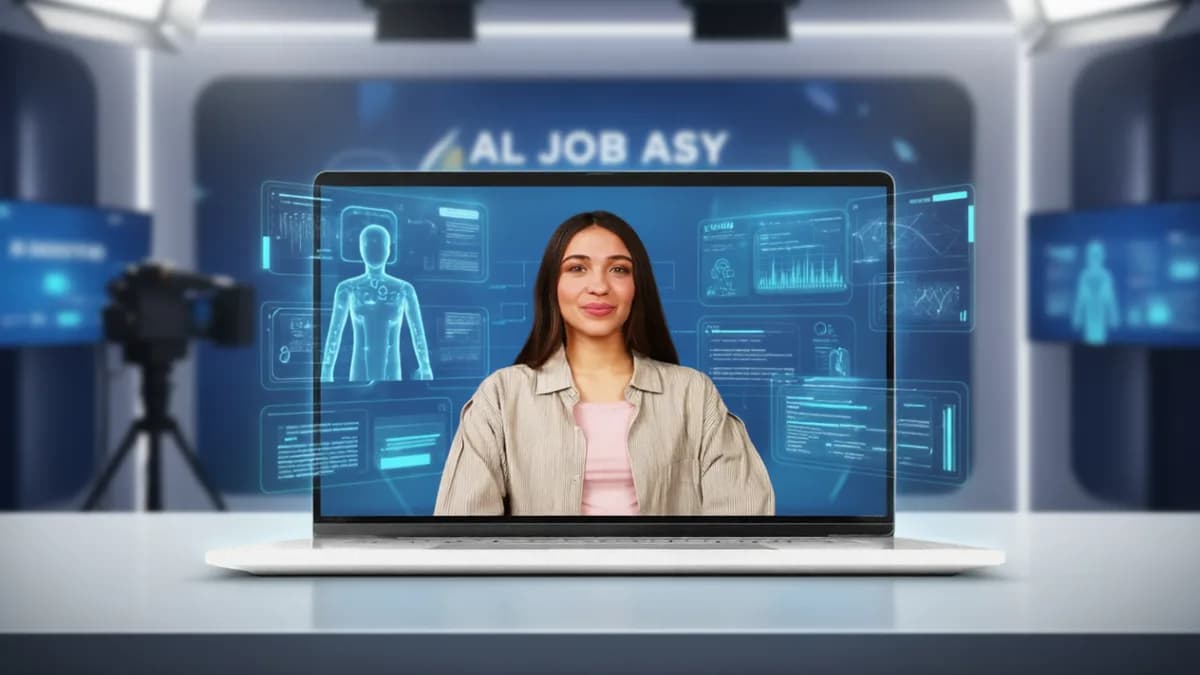 Woman in video interview: Wawancara Kerja oleh AI Bot Mulai Digunakan Perusahaan