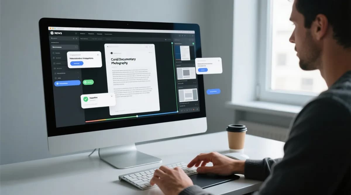 News headline editing interface: Superhuman Matikan Fitur AI Grammarly Usai Kritik Kloning Ahli