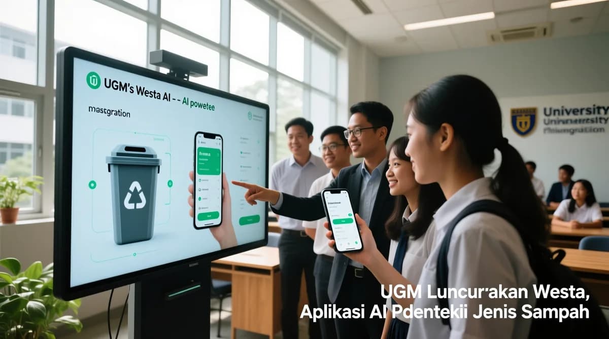 UGM Luncurkan Westa, Aplikasi AI: UGM Luncurkan Westa, Aplikasi AI Pendeteksi Jenis Sampah