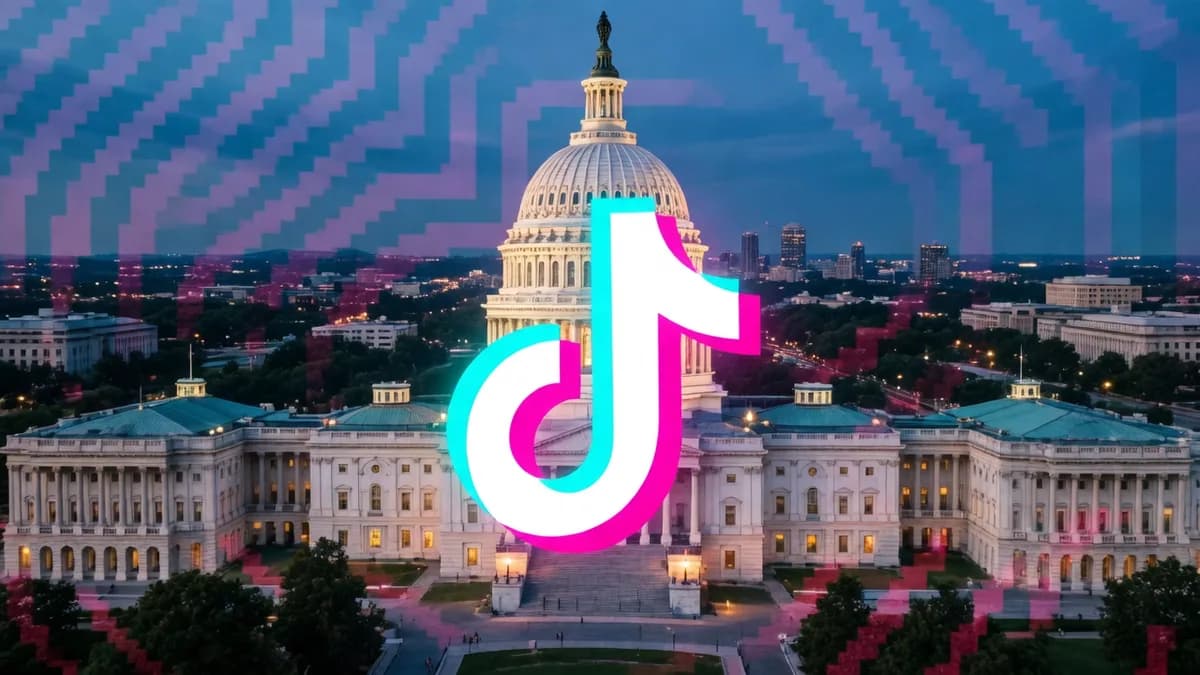 US Capitol with TikTok logo: Pemerintah AS Kantongi $10 Miliar dari Kesepakatan TikTok