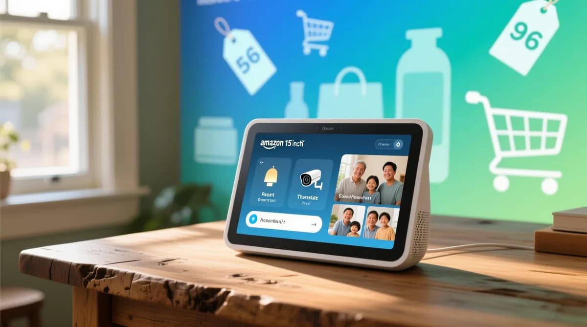 Amazon Echo Show device: Diskon Besar Amazon Echo: Harga Turun Hingga $50 untuk Perangkat Terbaru