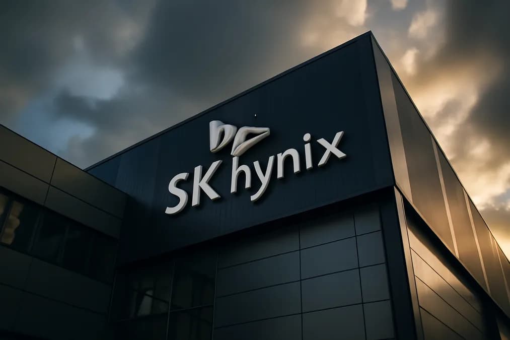 SK hynix logo: SK hynix Gandeng Nvidia Omniverse untuk Pabrik AI