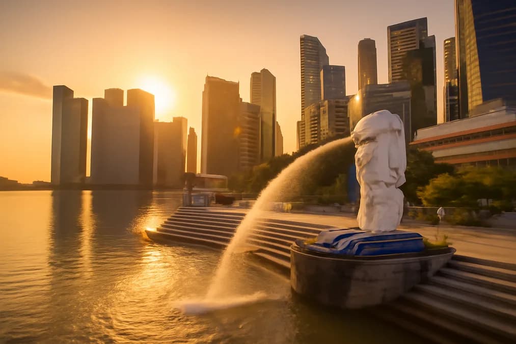 Merlion Statue Singapore: Applied Angstrom Technologies Resmikan Pusat Riset Chip di Singapura