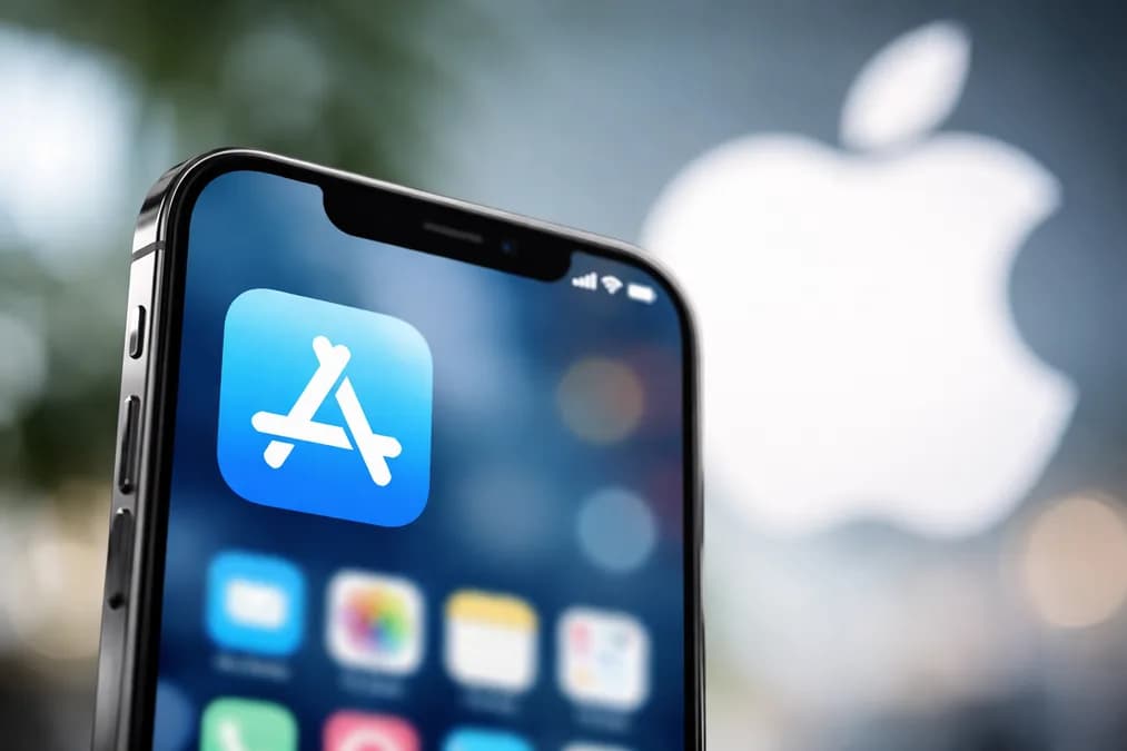 Apple App Store logo: Aplikasi Masih Tumbuh Meski AI Chatbot Naik Daun