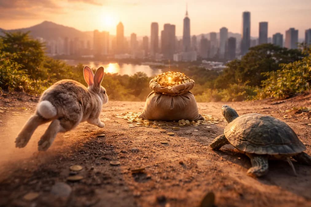Rabbit and Turtle Race with AI Money: Kecepatan vs Kesabaran dalam Investasi AI di Asia