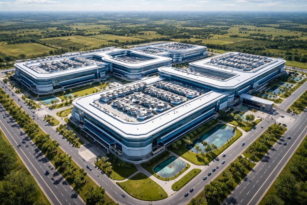 Modern data center facility: AirTrunk Masuk India Lewat Deal 600 MW dengan Lumina CloudInfra