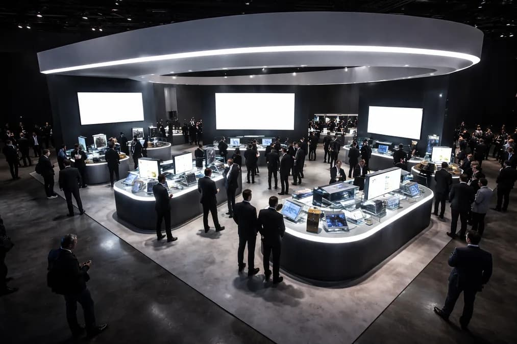 SK hynix trade show booth: Mengapa SK hynix Kuasai Lebih dari Separuh Pasar Memori AI?