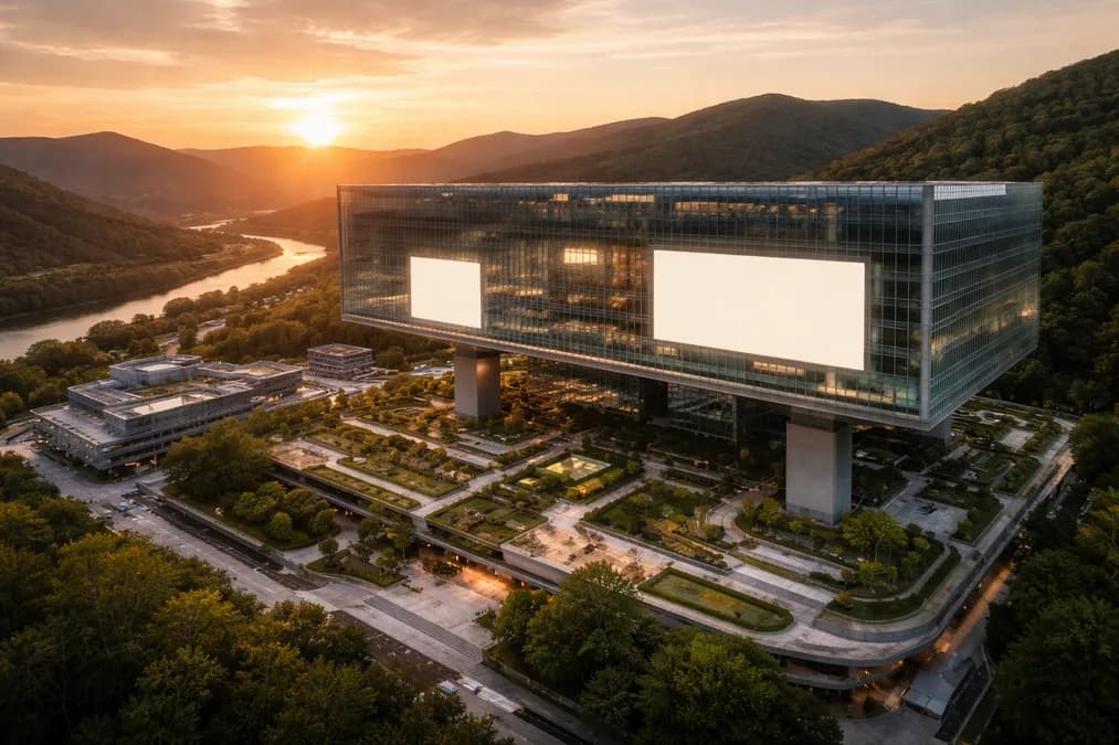 Naver office building: Naver Uji Tab Pencarian Berbasis AI Usai Gemini Diluncurkan