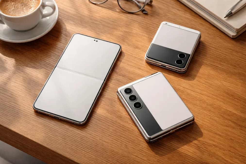 Foldable phone dummy units: Samsung Siap Luncurkan Foldable 'Passport' Z Fold 8 Wide