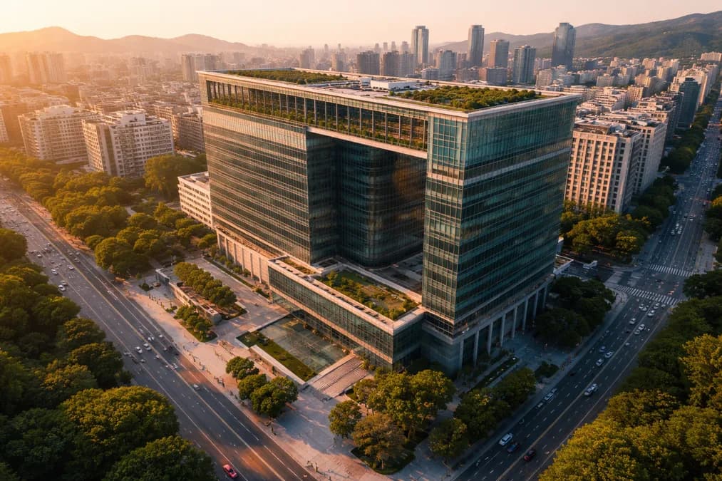 Korea Exchange building: Fair Labs Dapat Proyek AI Rp41 Miliar dari Kementerian Budaya Korea
