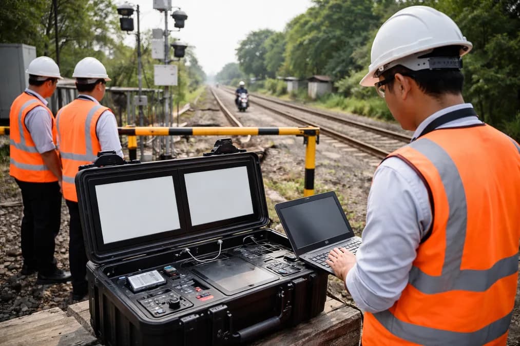 RCP BRIN: Teknologi Perlintasan Kereta: RCP BRIN: Teknologi Perlintasan Kereta yang Bisa Deteksi Sepeda Motor dari 300 Meter