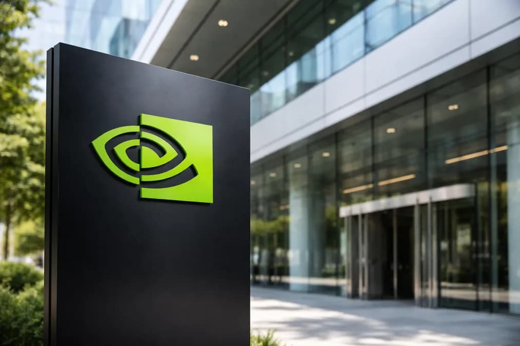Nvidia corporate sign: Nvidia Siapkan CPU Arm untuk PC Windows