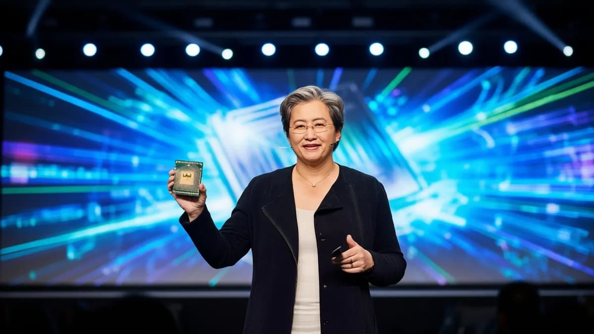 AMD CEO holding Ryzen chip: AMD Janji Dukung Socket AM5 Hingga 2029 — Apa Artinya untuk Gamer Indonesia?