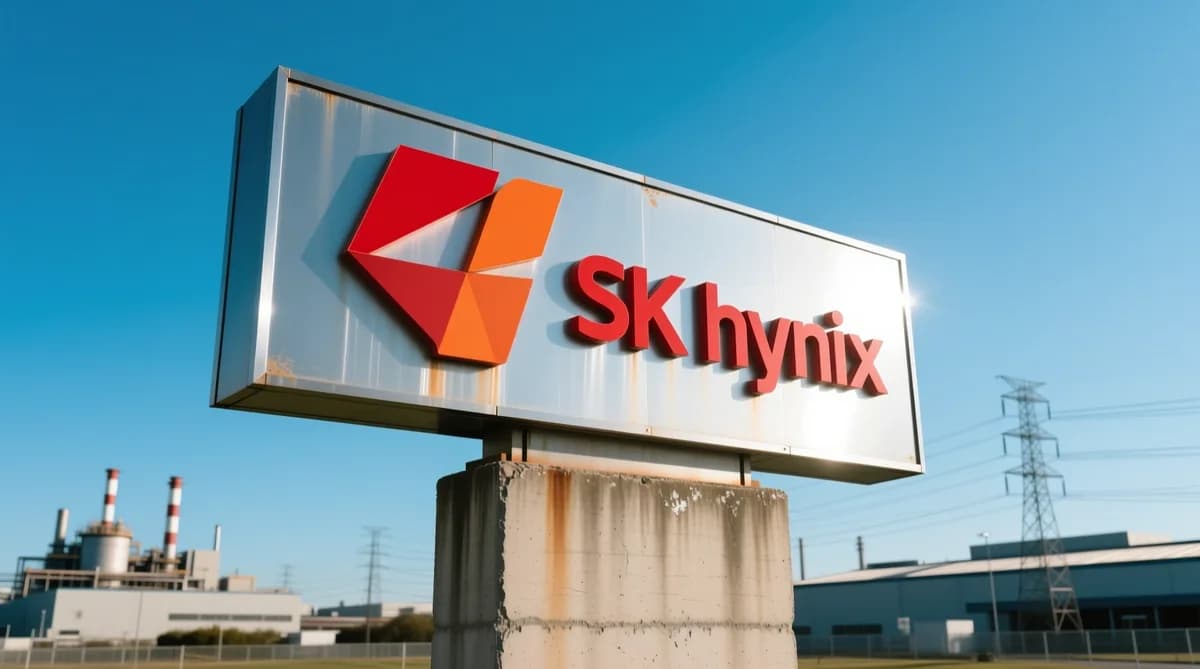 SK hynix logo: Ekspor Korea Selatan Tembus Rekor: Siapa yang Dapat Bagian dari Gelombang Chip AI?