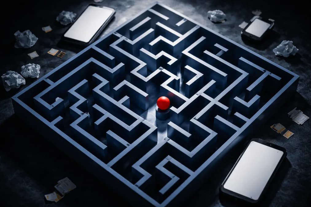 Red ball in maze: Cara Blokir Spam Panggilan & SMS di iPhone dan Android 2026