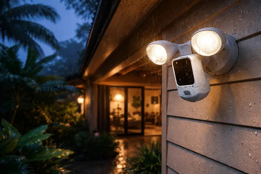 Security floodlight camera: Floodlight Kamera Keamanan: Mana yang Benar-Benar Siap untuk Iklim Tropis?